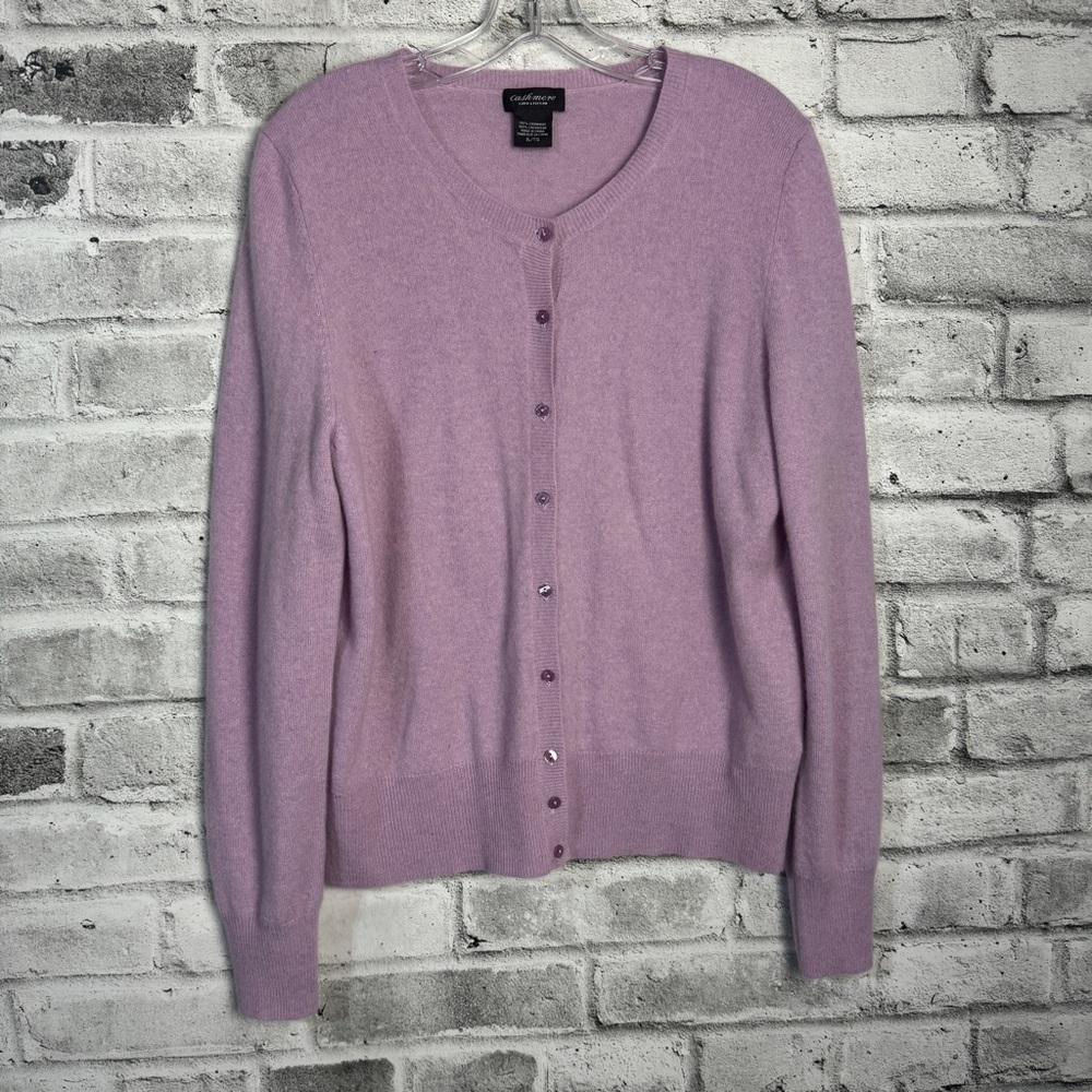 Lord and Taylor 100% Cashmere Cardigan Sweater